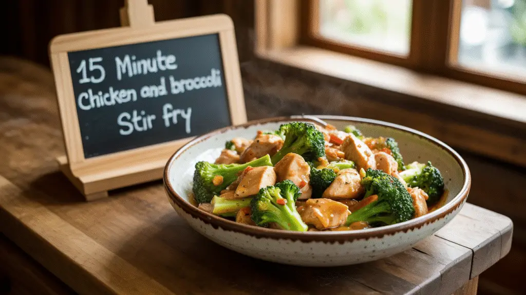 Quick Chicken and Broccoli recipe