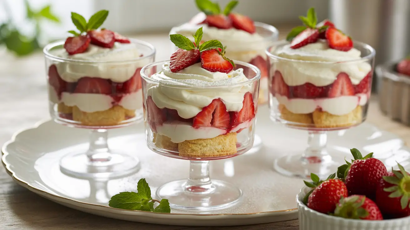 Quick & Easy Strawberry Shortcake Trifle!
