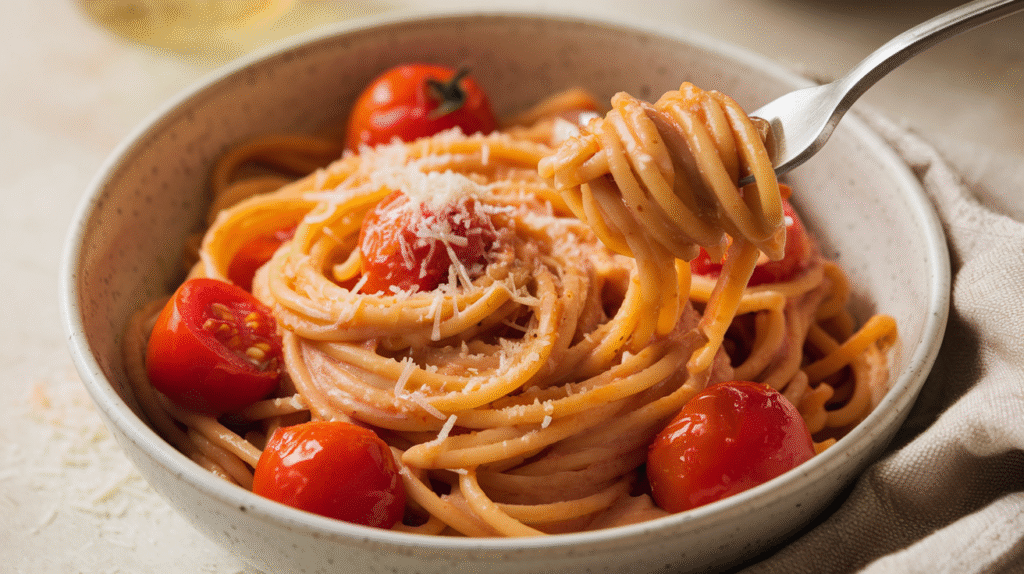 Tomato Butter Spaghetti