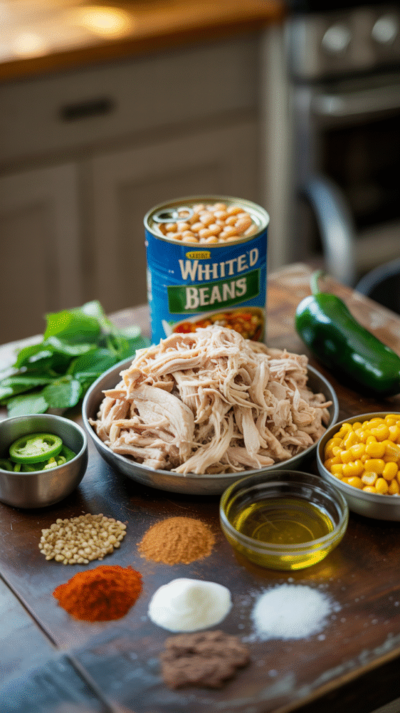 White Chicken Chili Ingredients