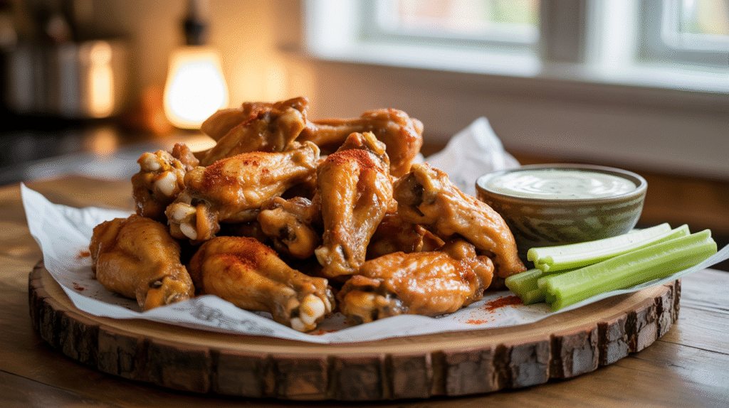 air fryer frozen chicken wings