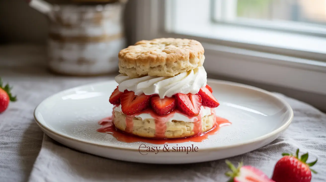 Easy & Simple Strawberry Shortcake Recipe!