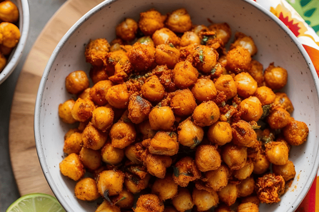 crunchy chickpeas