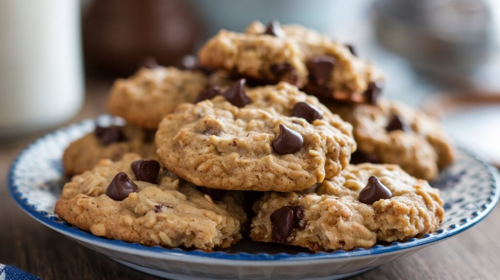 easy homemade oatmeal chocolate chip cookie recipe