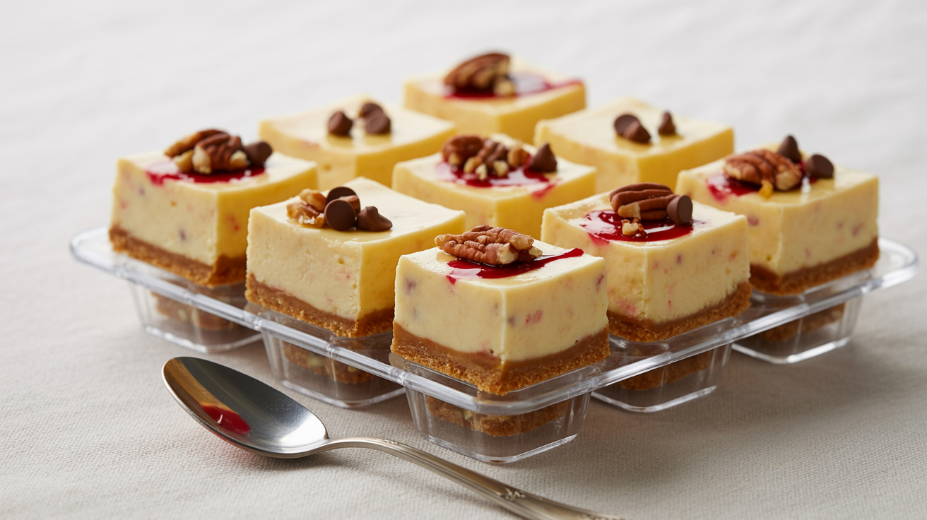 5-Minute Ice Tray Cheesecake Bites!