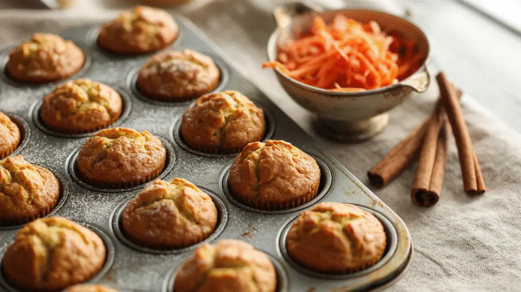 healthy Carrot Cake Muffins