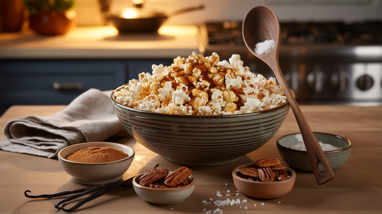 Late-Night Popcorn with a Maple Sea Salt Twist