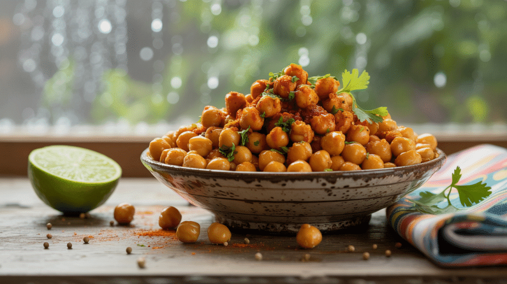 taco seasoning chicpea snack