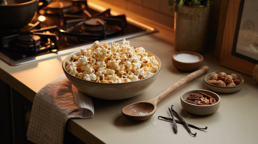 vegan popcorn snack